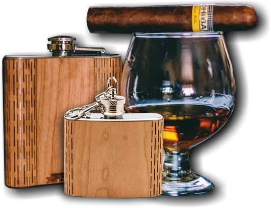 6 OZ Hip Flasks (Wedding Party Collection)