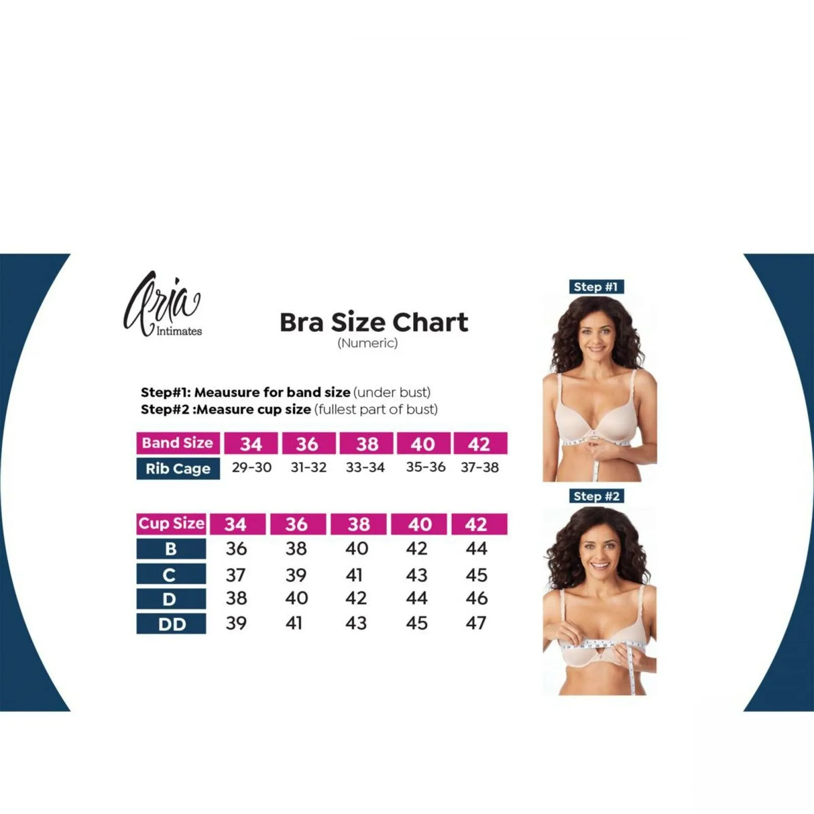 Aria Heavenly Women's Soft Touch Lined Underwire Bra