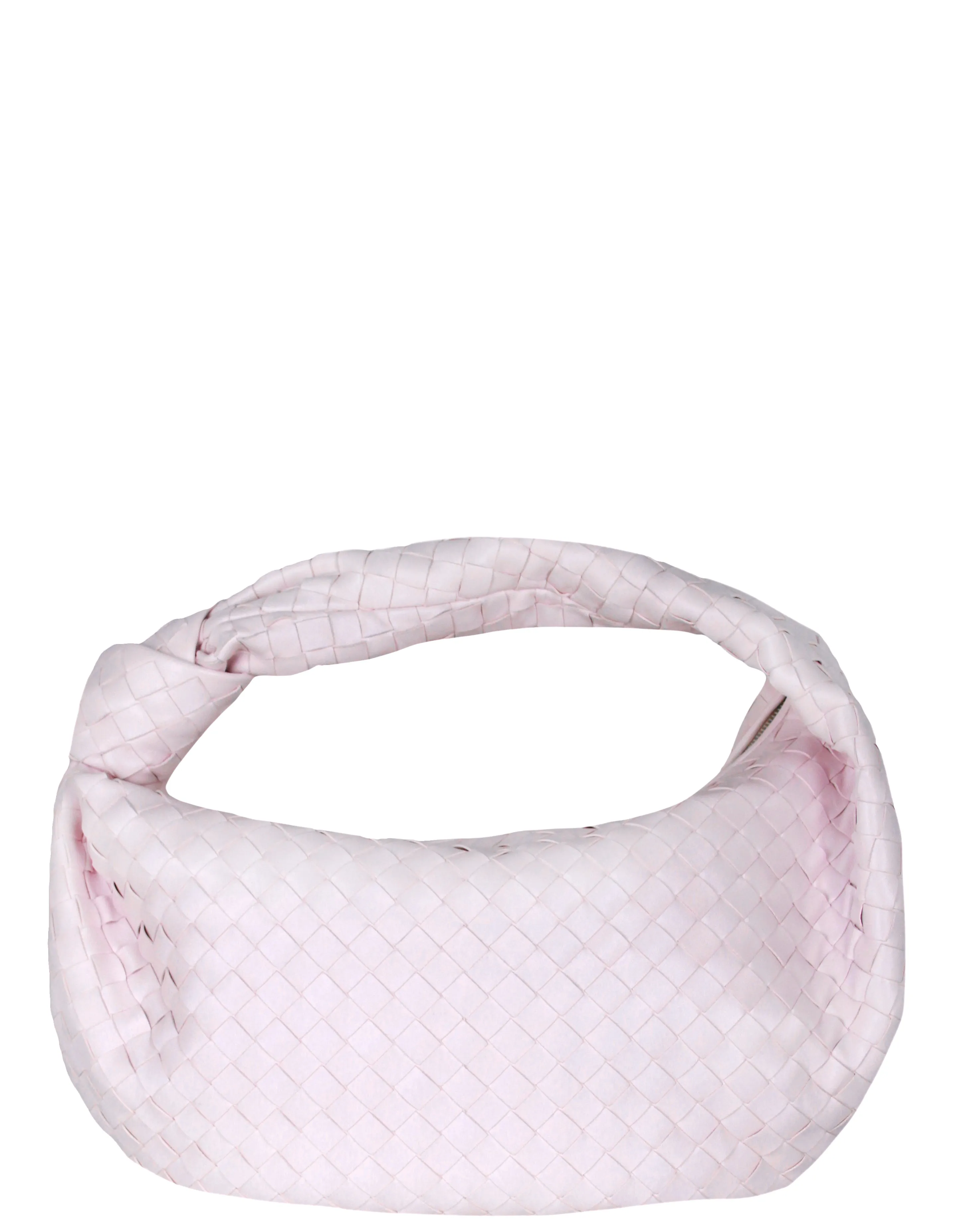 Bottega Veneta Bliss Washed Pink Leather Small Jodie Hobo Bag