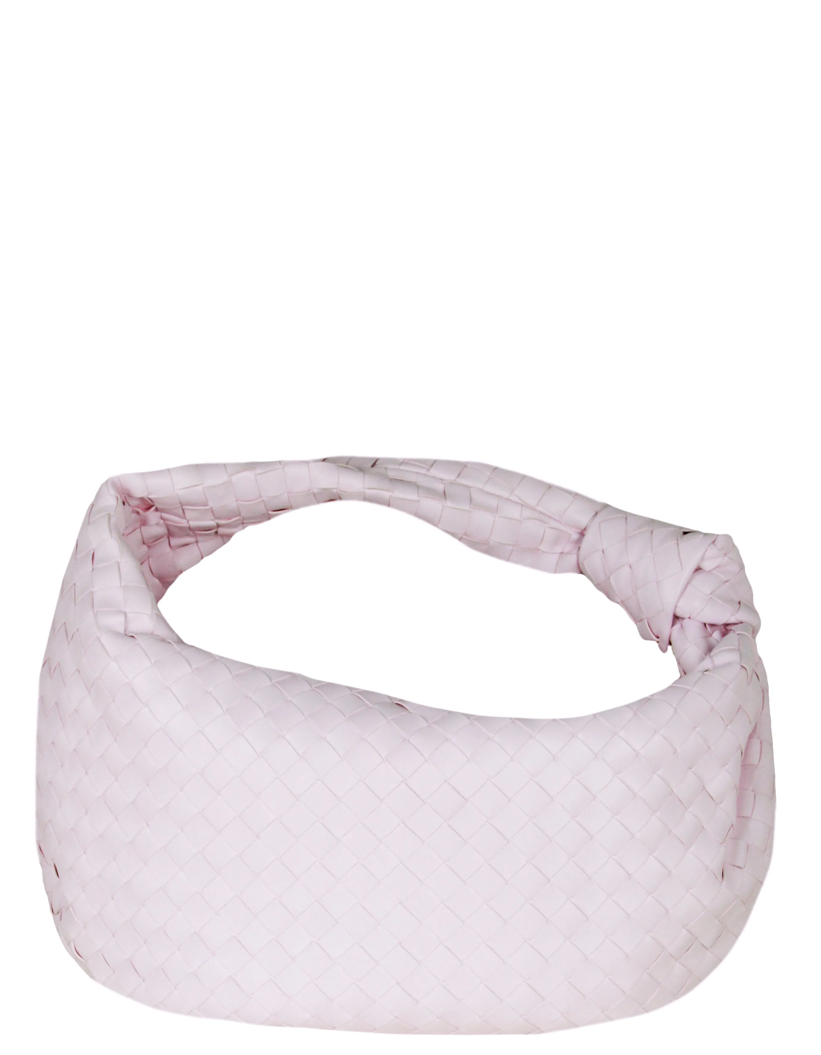 Bottega Veneta Bliss Washed Pink Leather Small Jodie Hobo Bag