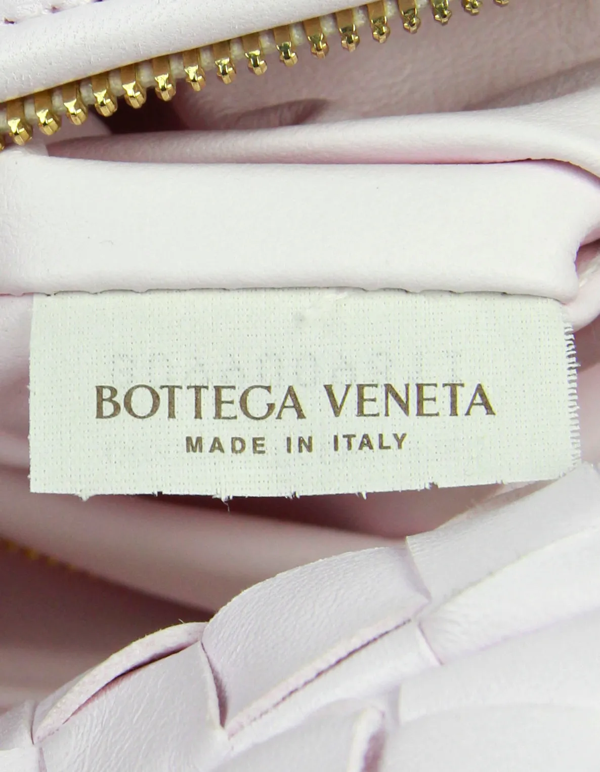 Bottega Veneta Bliss Washed Pink Leather Small Jodie Hobo Bag