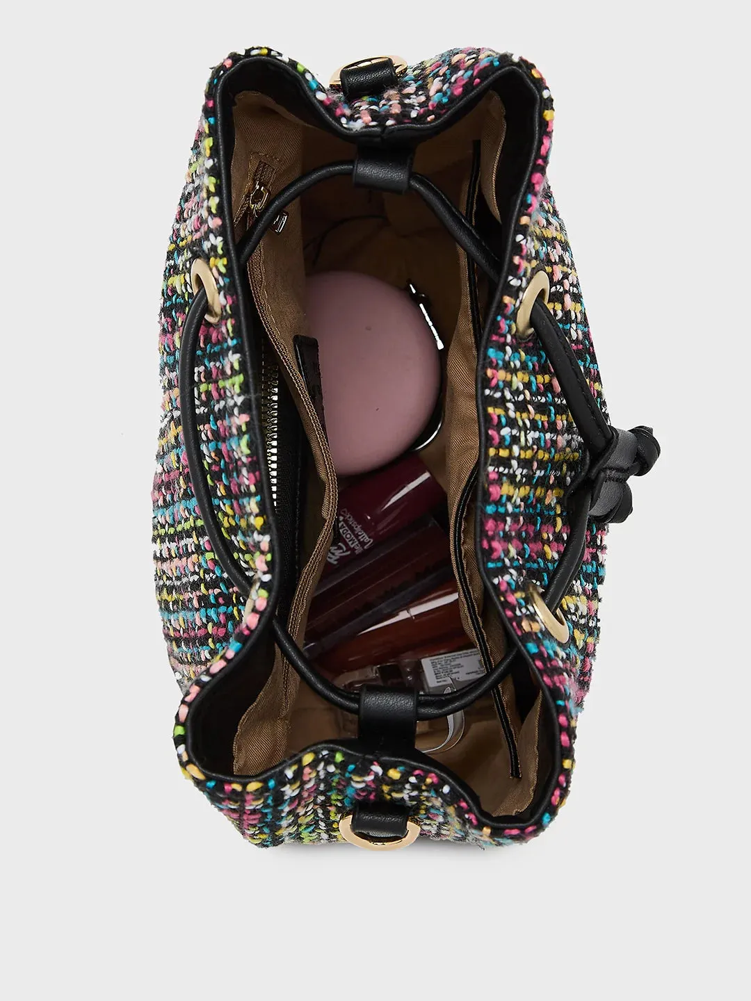 Caprese Harmonee Sling Medium Black Bag