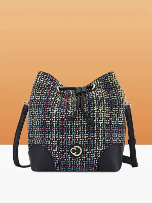 Caprese Harmonee Sling Medium Black Bag