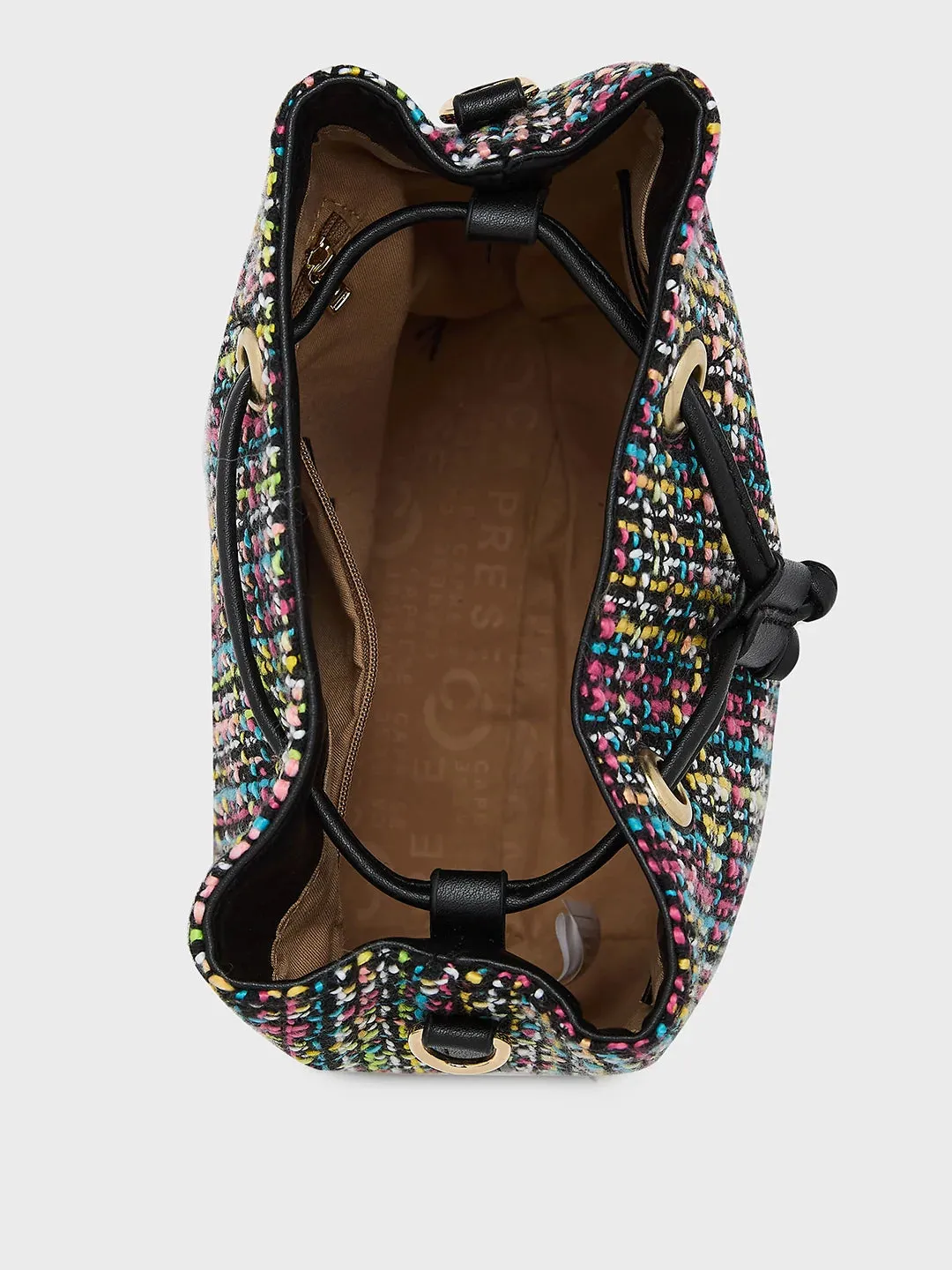Caprese Harmonee Sling Medium Black Bag