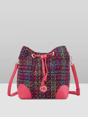Caprese Harmonee Sling Medium Fuchsia Bag