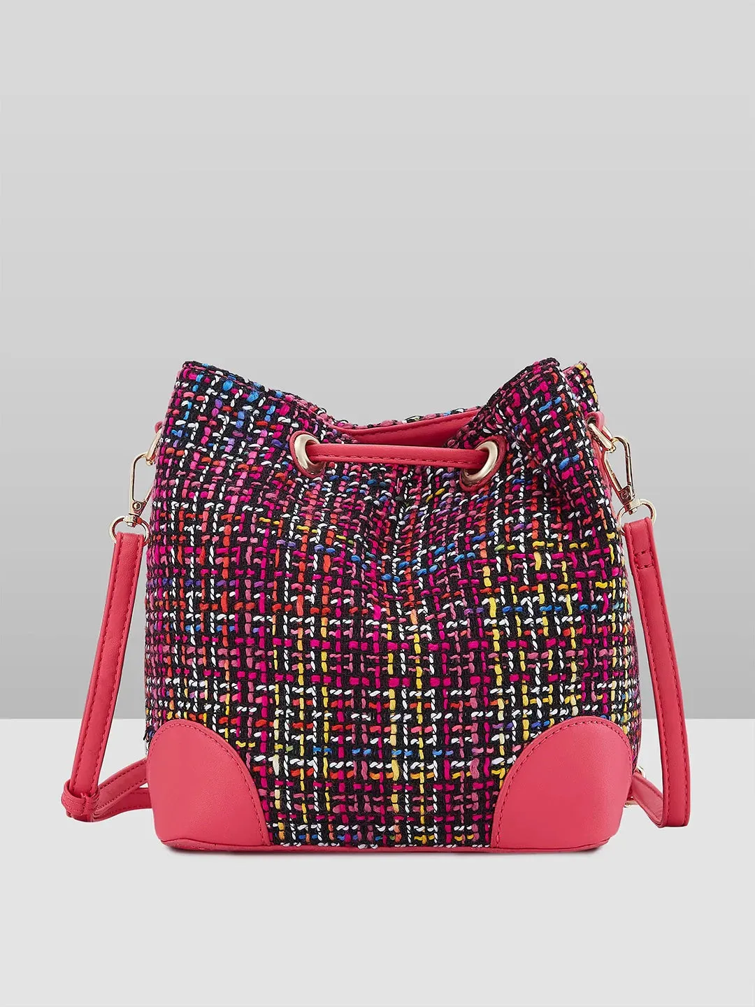 Caprese Harmonee Sling Medium Fuchsia Bag