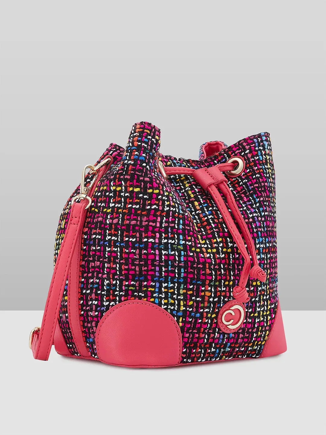 Caprese Harmonee Sling Medium Fuchsia Bag