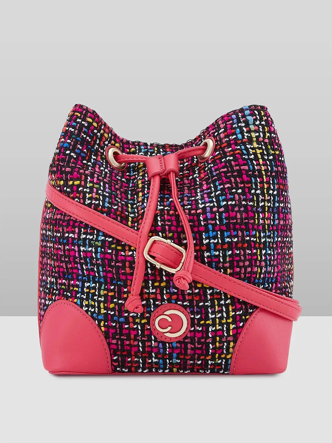 Caprese Harmonee Sling Medium Fuchsia Bag
