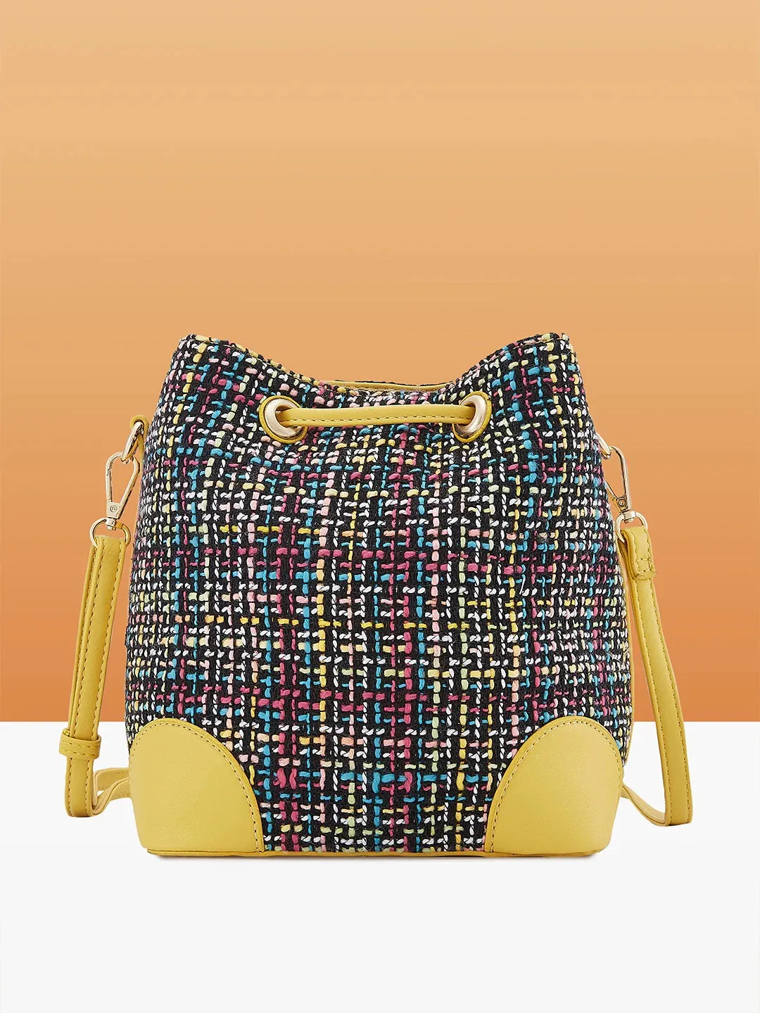 Caprese Harmonee Sling Medium Yellow Bag