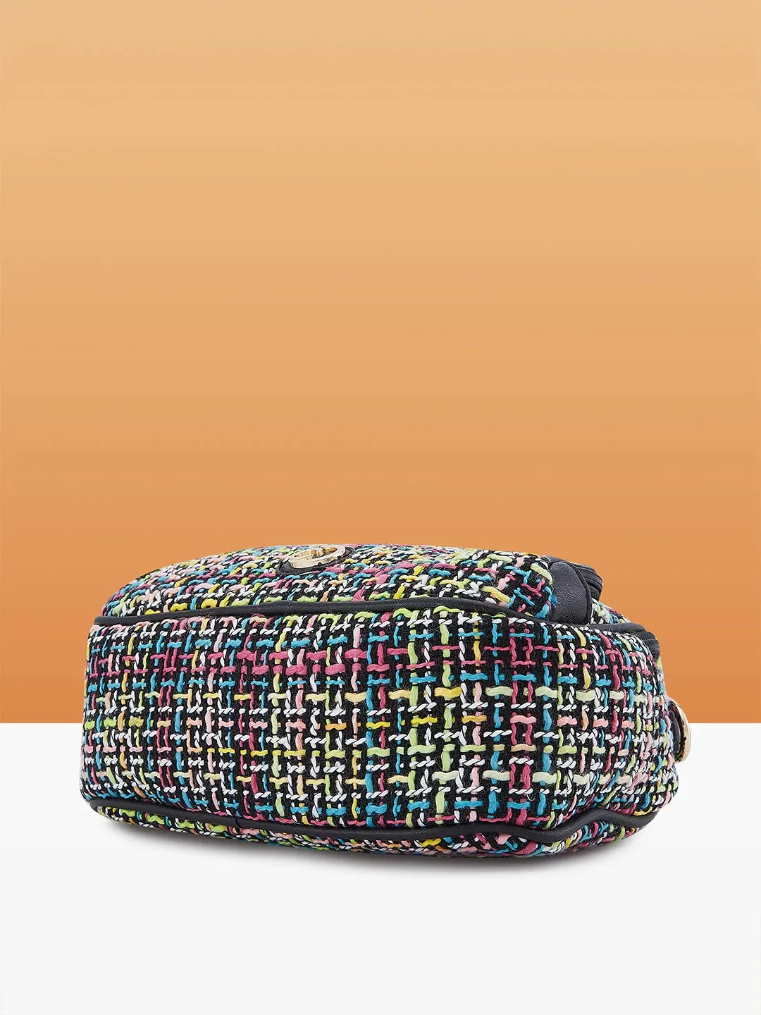 Caprese Harmonee Sling Small Black Bag