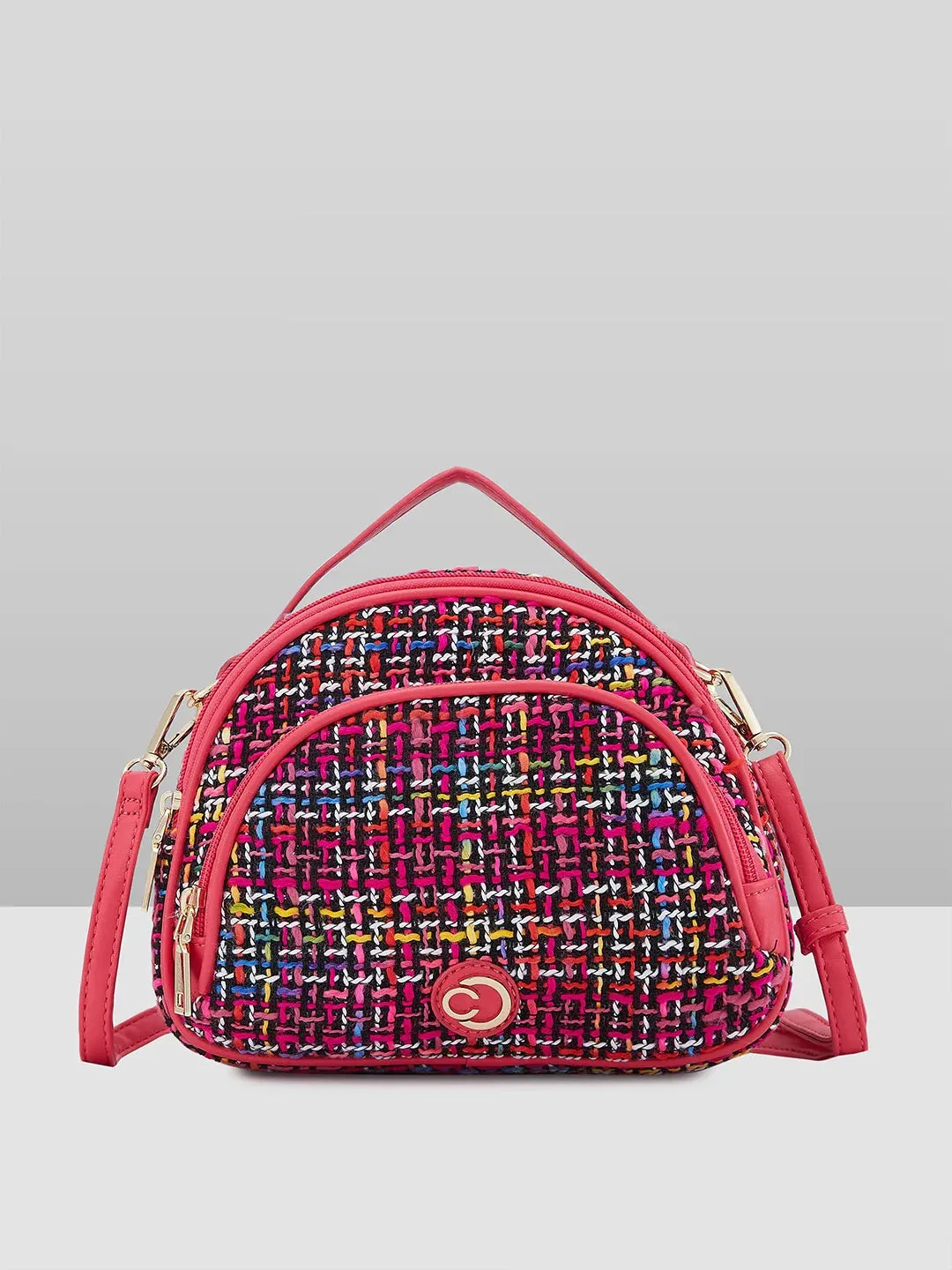 Caprese Harmonee Sling Small Fuchsia Bag