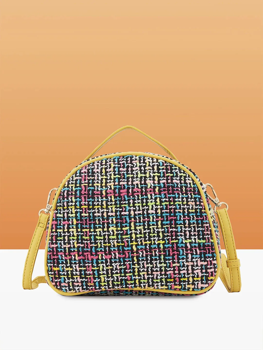 Caprese Harmonee Sling Small Yellow Bag