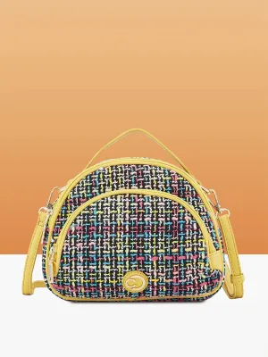 Caprese Harmonee Sling Small Yellow Bag