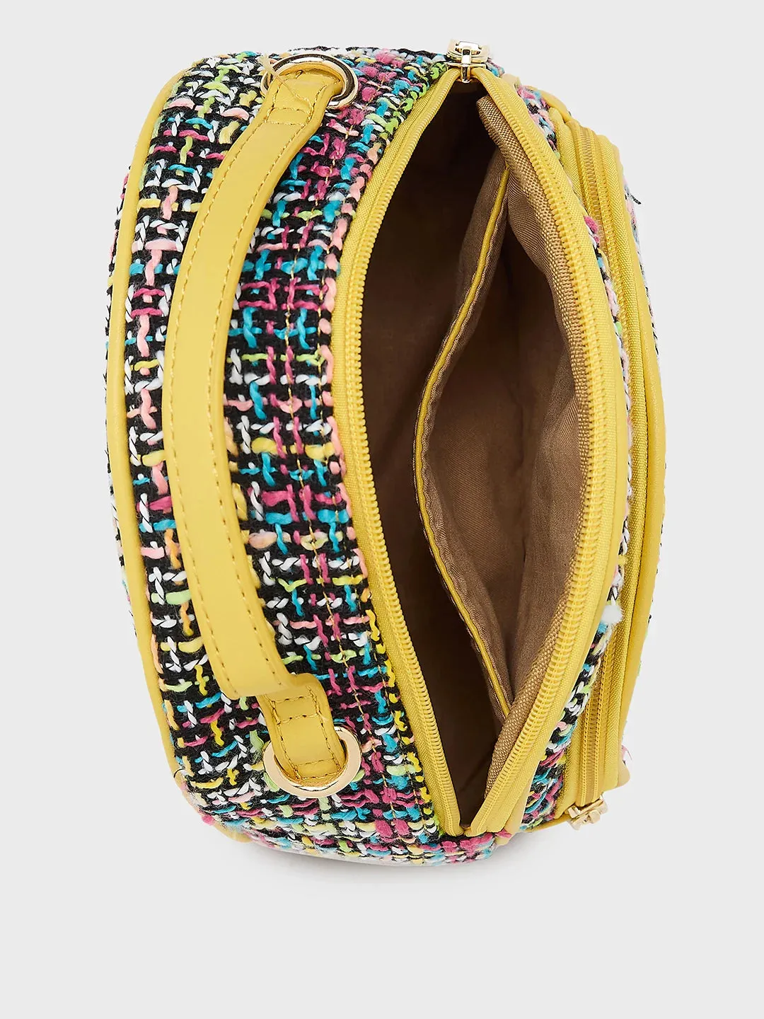 Caprese Harmonee Sling Small Yellow Bag