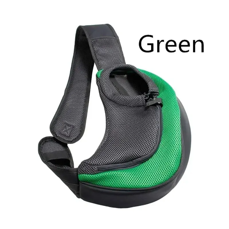 Dog Bag Pet Puppy Carrier S/L Outdoor Travel Dog Shoulder Bag Mesh Oxford Single Comfort Sling Handbag Tote Pouch