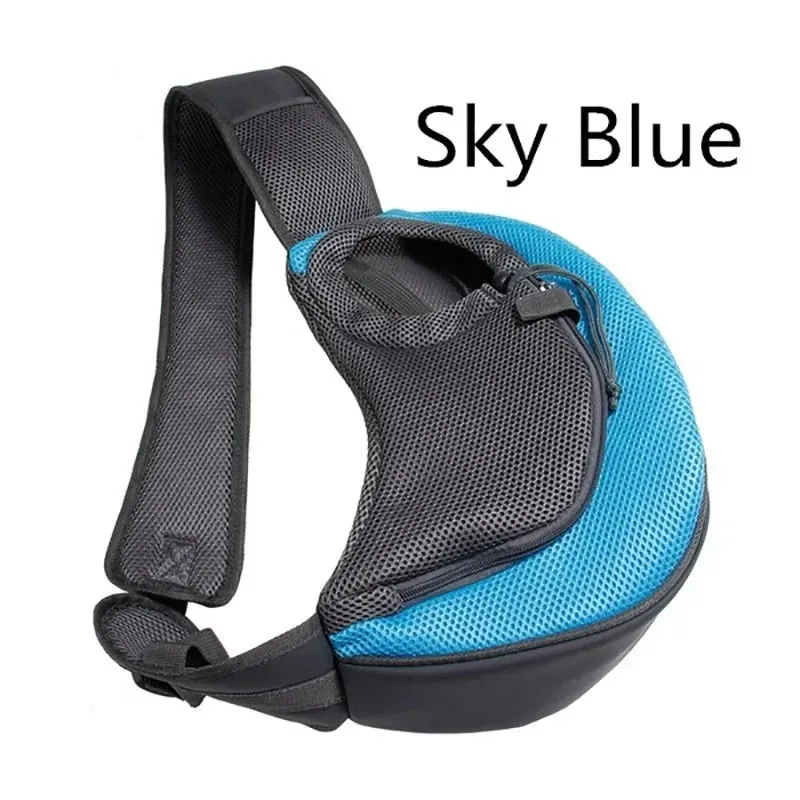 Dog Bag Pet Puppy Carrier S/L Outdoor Travel Dog Shoulder Bag Mesh Oxford Single Comfort Sling Handbag Tote Pouch