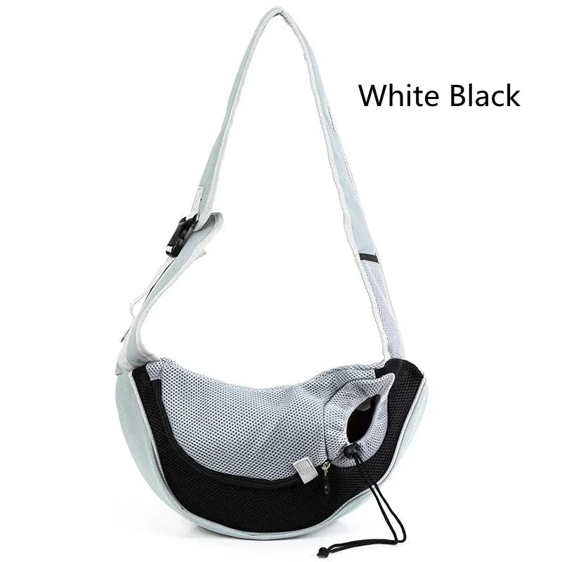 Dog Bag Pet Puppy Carrier S/L Outdoor Travel Dog Shoulder Bag Mesh Oxford Single Comfort Sling Handbag Tote Pouch