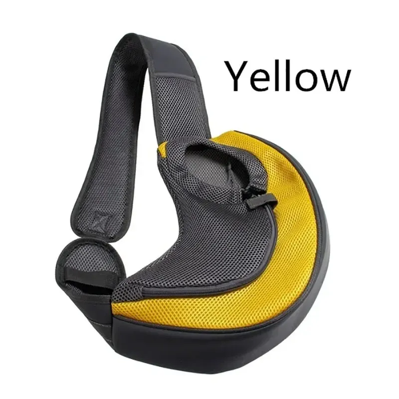 Dog Bag Pet Puppy Carrier S/L Outdoor Travel Dog Shoulder Bag Mesh Oxford Single Comfort Sling Handbag Tote Pouch