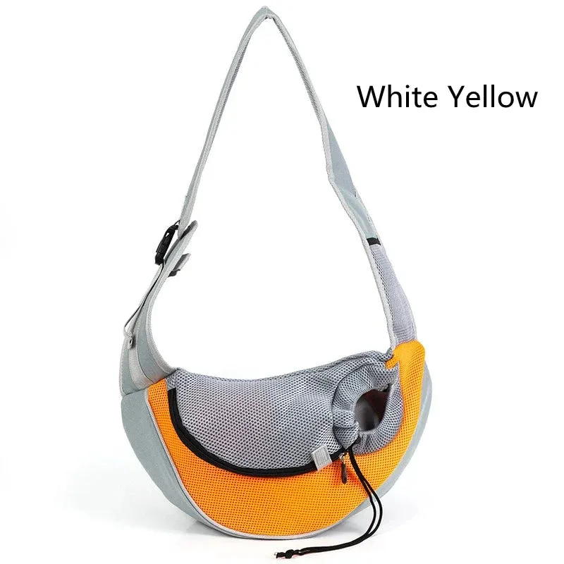 Dog Bag Pet Puppy Carrier S/L Outdoor Travel Dog Shoulder Bag Mesh Oxford Single Comfort Sling Handbag Tote Pouch