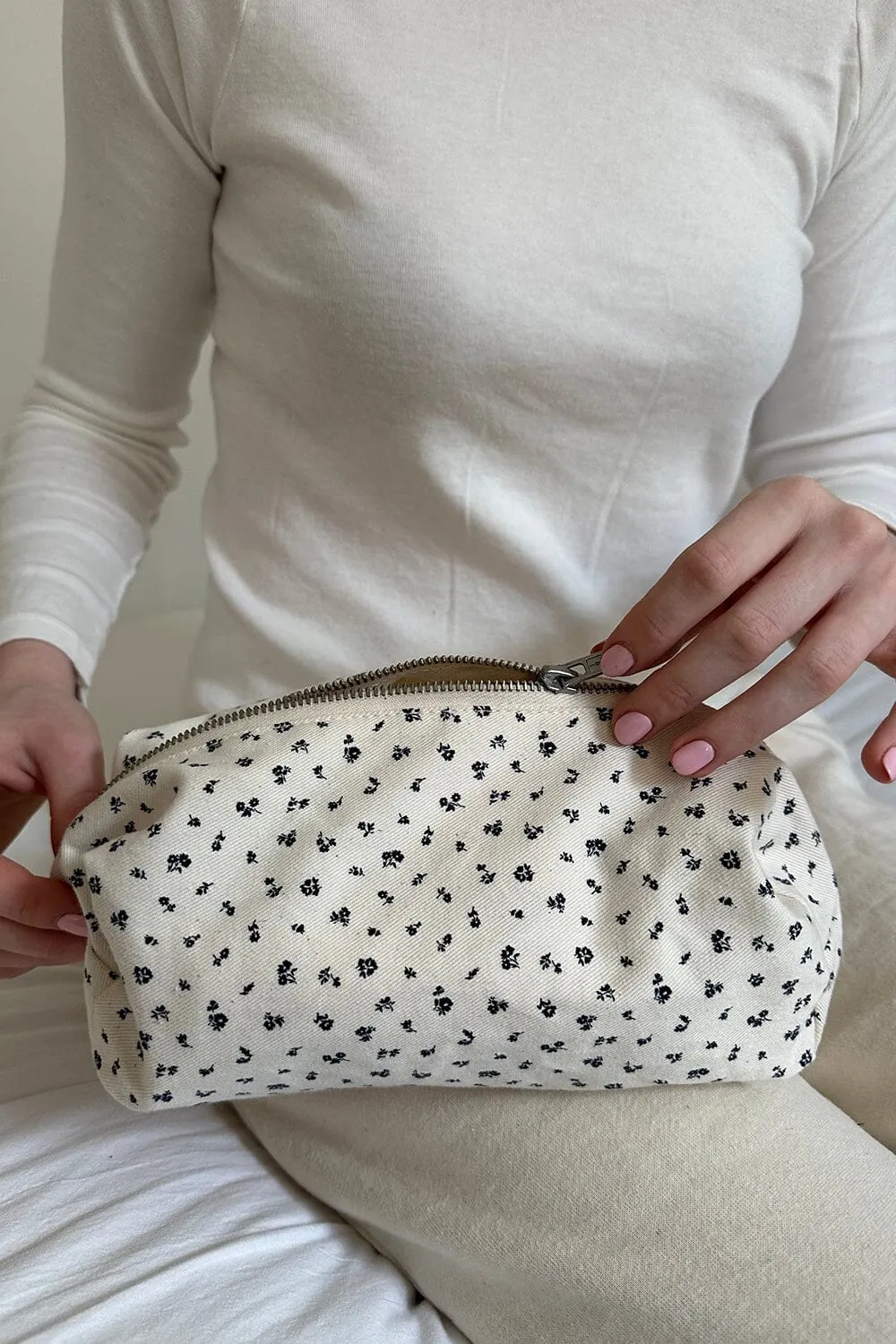Floral Makeup Bag