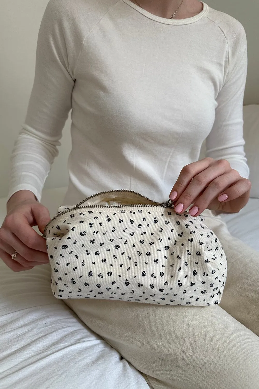 Floral Makeup Bag