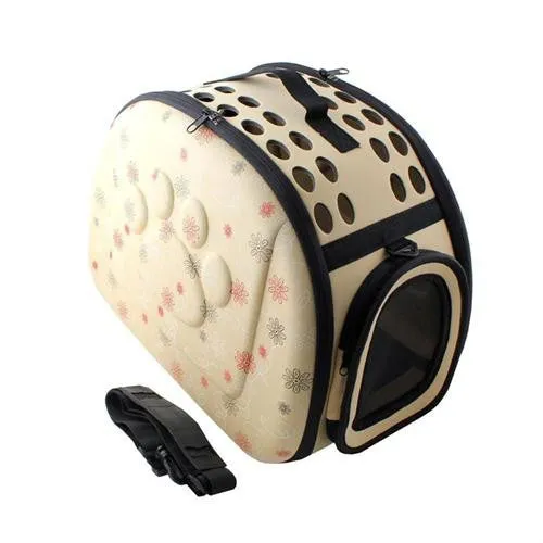 High Quality Pet Travel Carrier Shoulder small dogs and cats Bag Folding Portable Breathable outdoor carrier pet Bag PA01