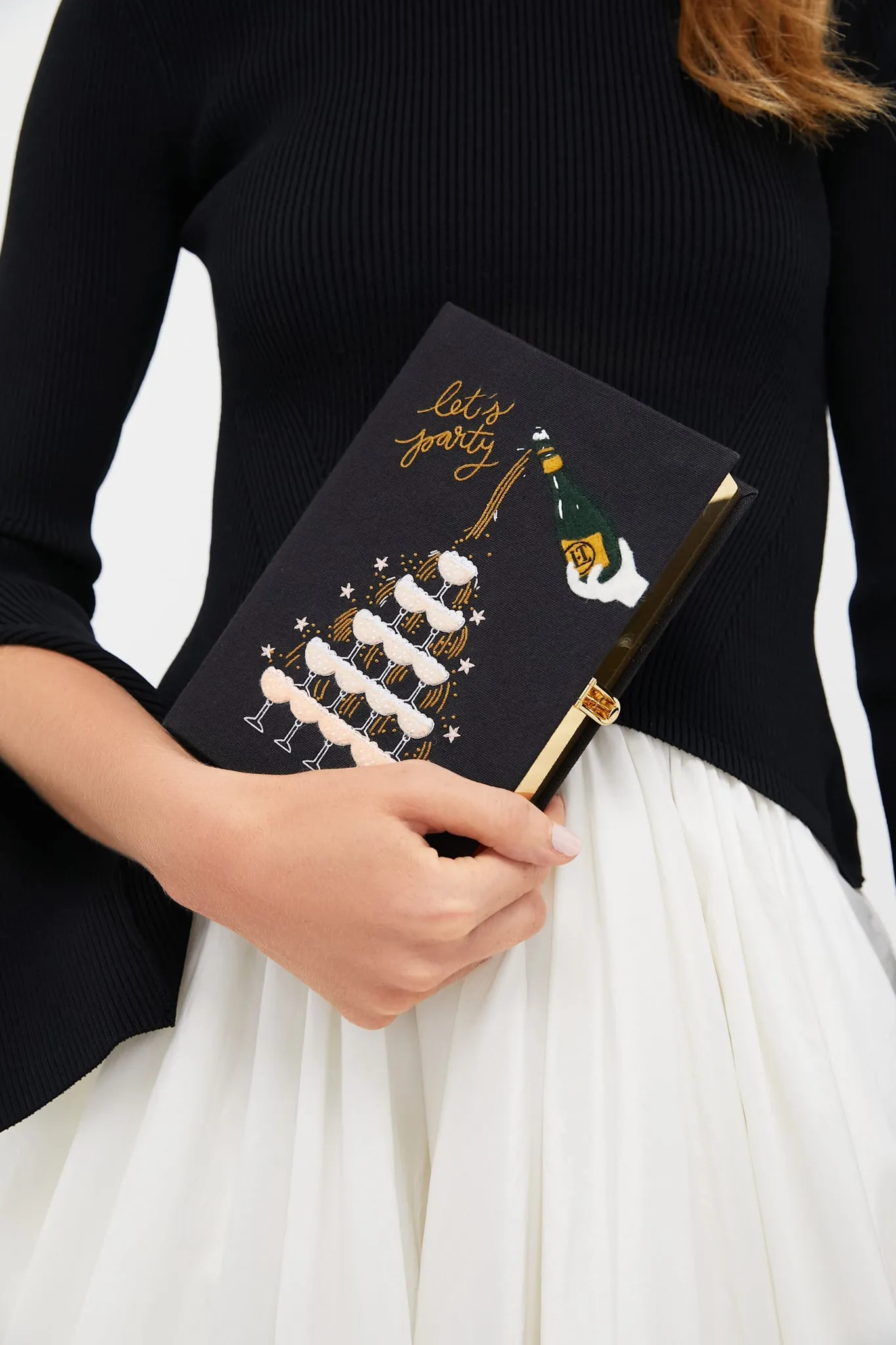 Let's Party Book Clutch