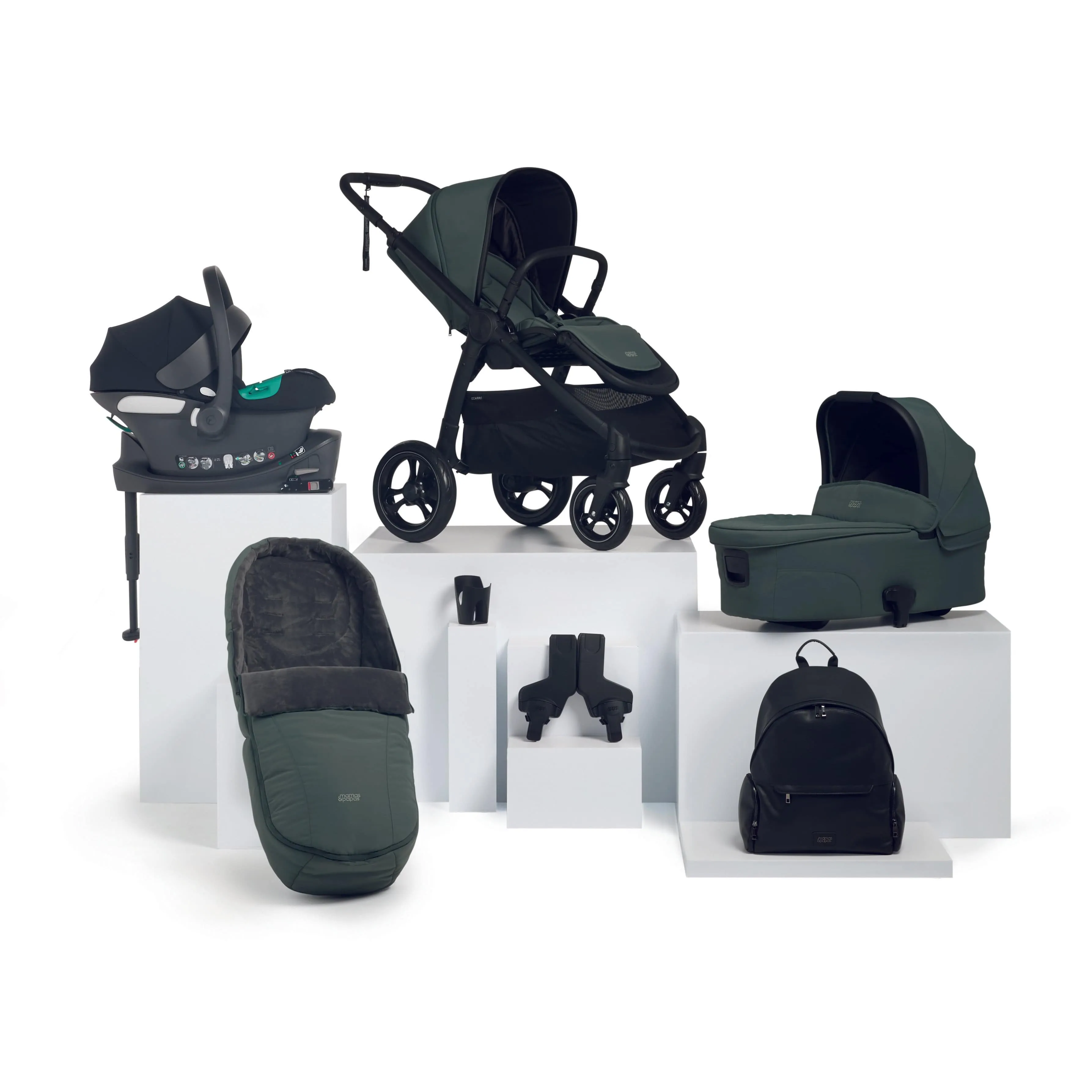 Mamas & Papas Ocarro Complete 8-Piece Cybex Bundle in Oasis