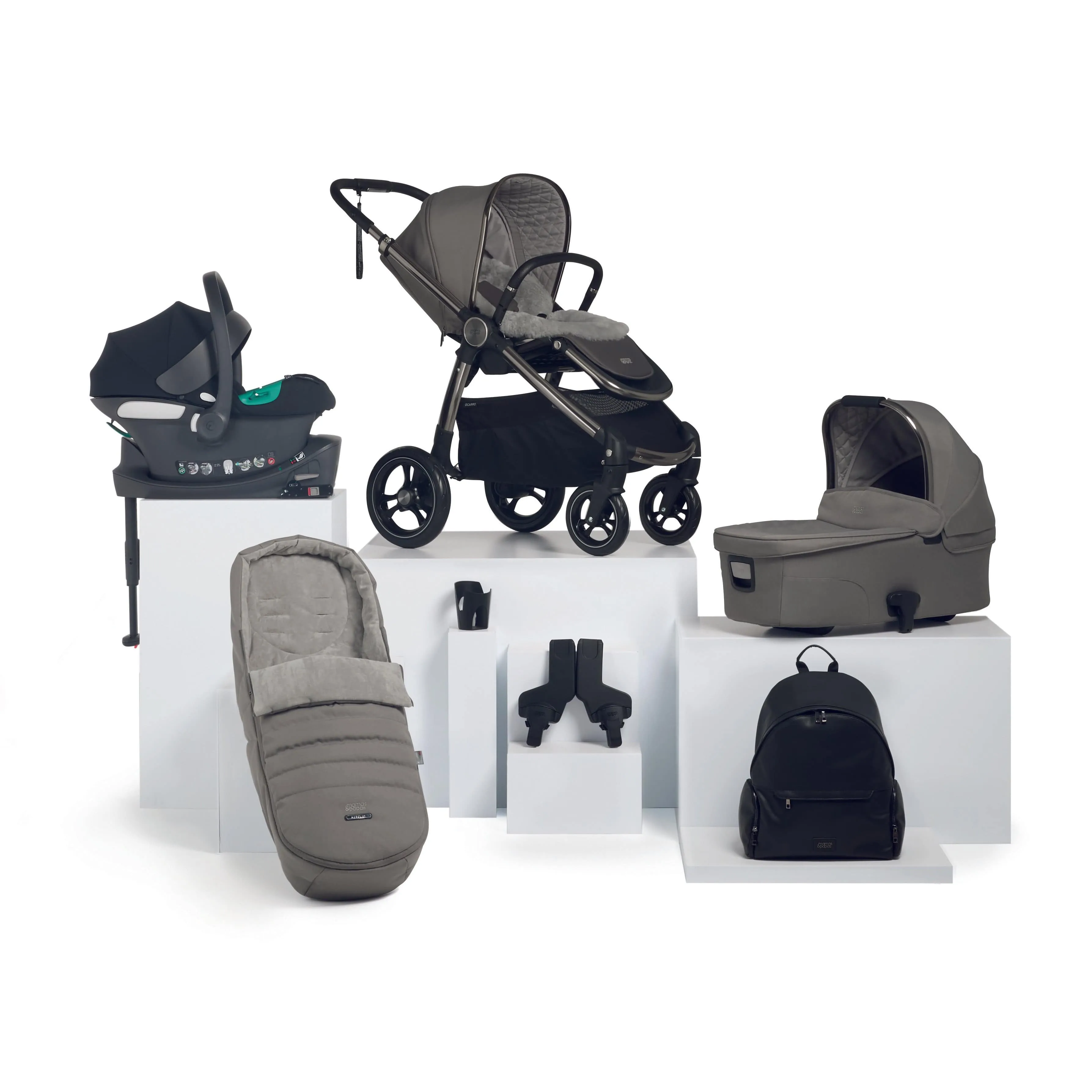Mamas & Papas Ocarro Complete 9-Piece Cybex Bundle in Mercury
