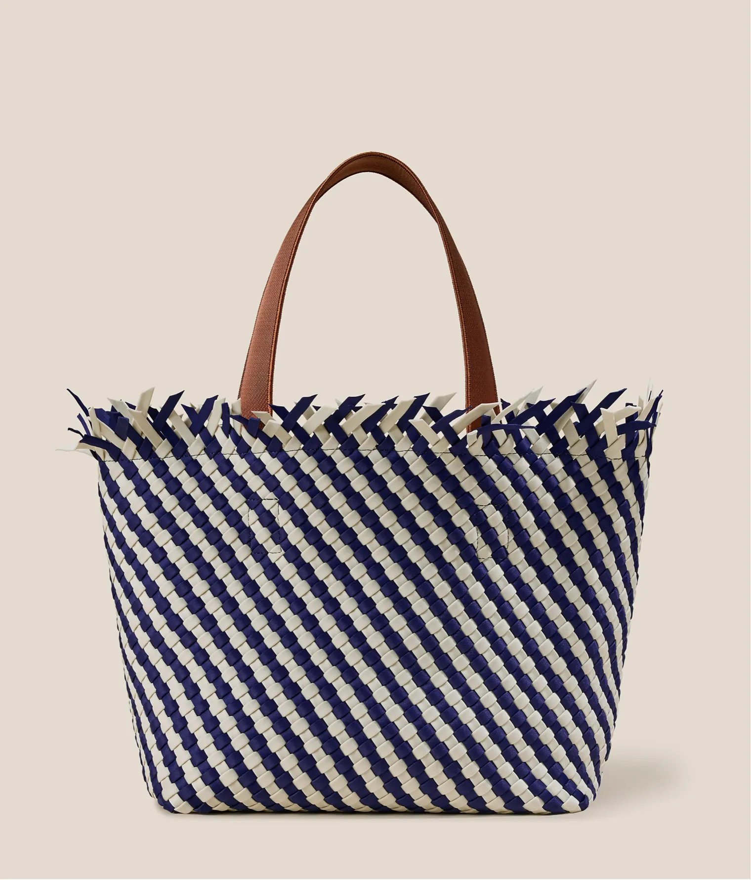 NAGHEDI - Havana Medium Tote STRIPED VENICE