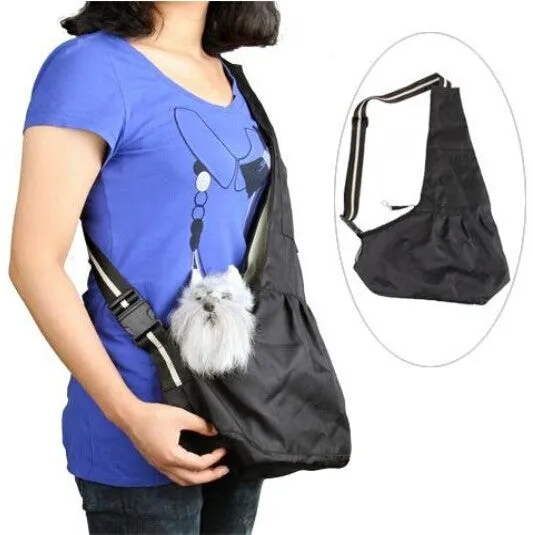Pet Carrier Bag Oxford Cloth Dog Cat Carrier Single Shoulder Bag Warm Winter Dog Front Chest Carrier