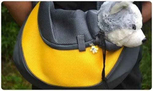 Pet Carrier Dog Carrier Cat Puppy Small Animal Pet Sling Front Carrier Mesh Comfort Travel Tote Shoulder Bag Pet Backpack SL