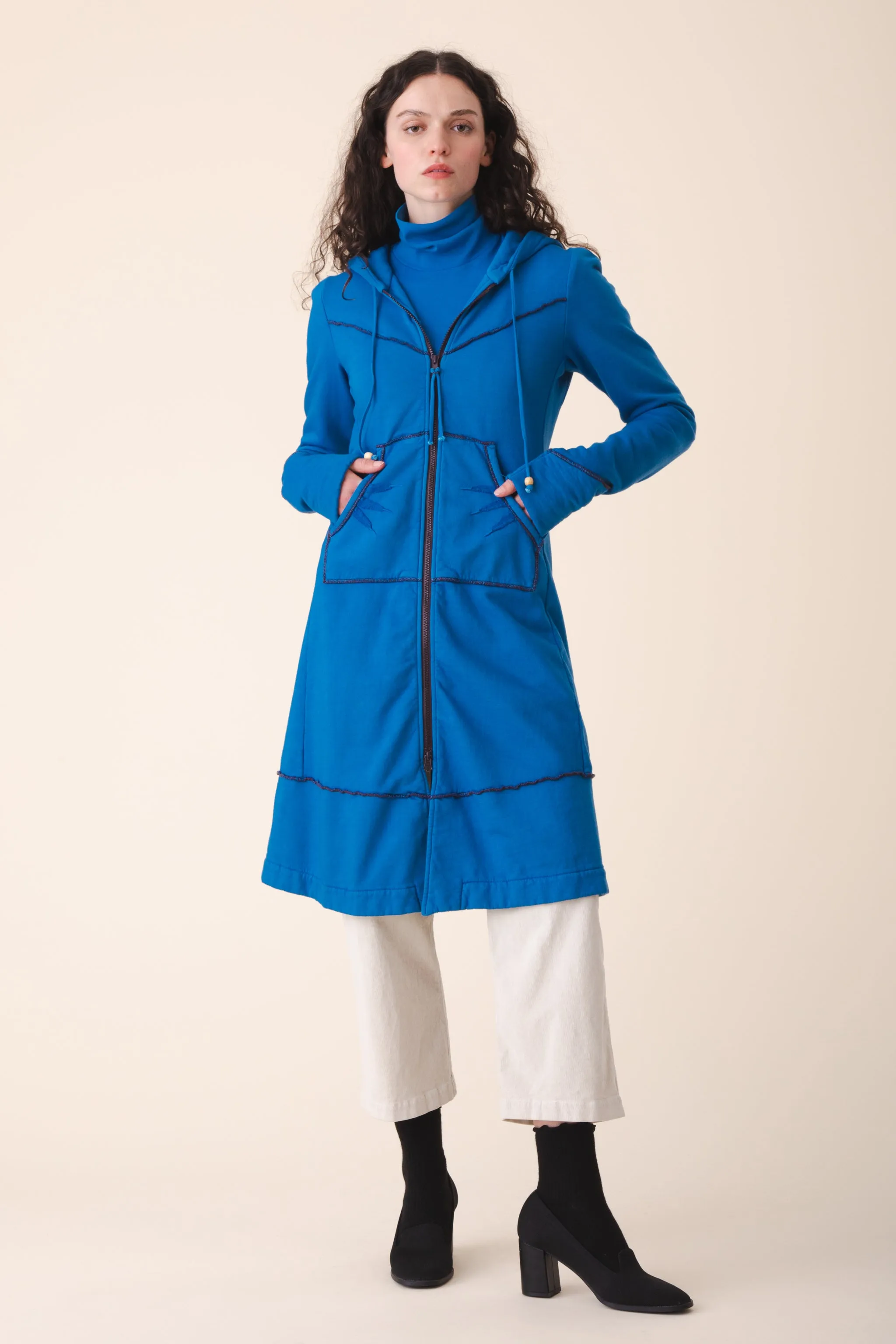 Prairie Hoodie in French Blue