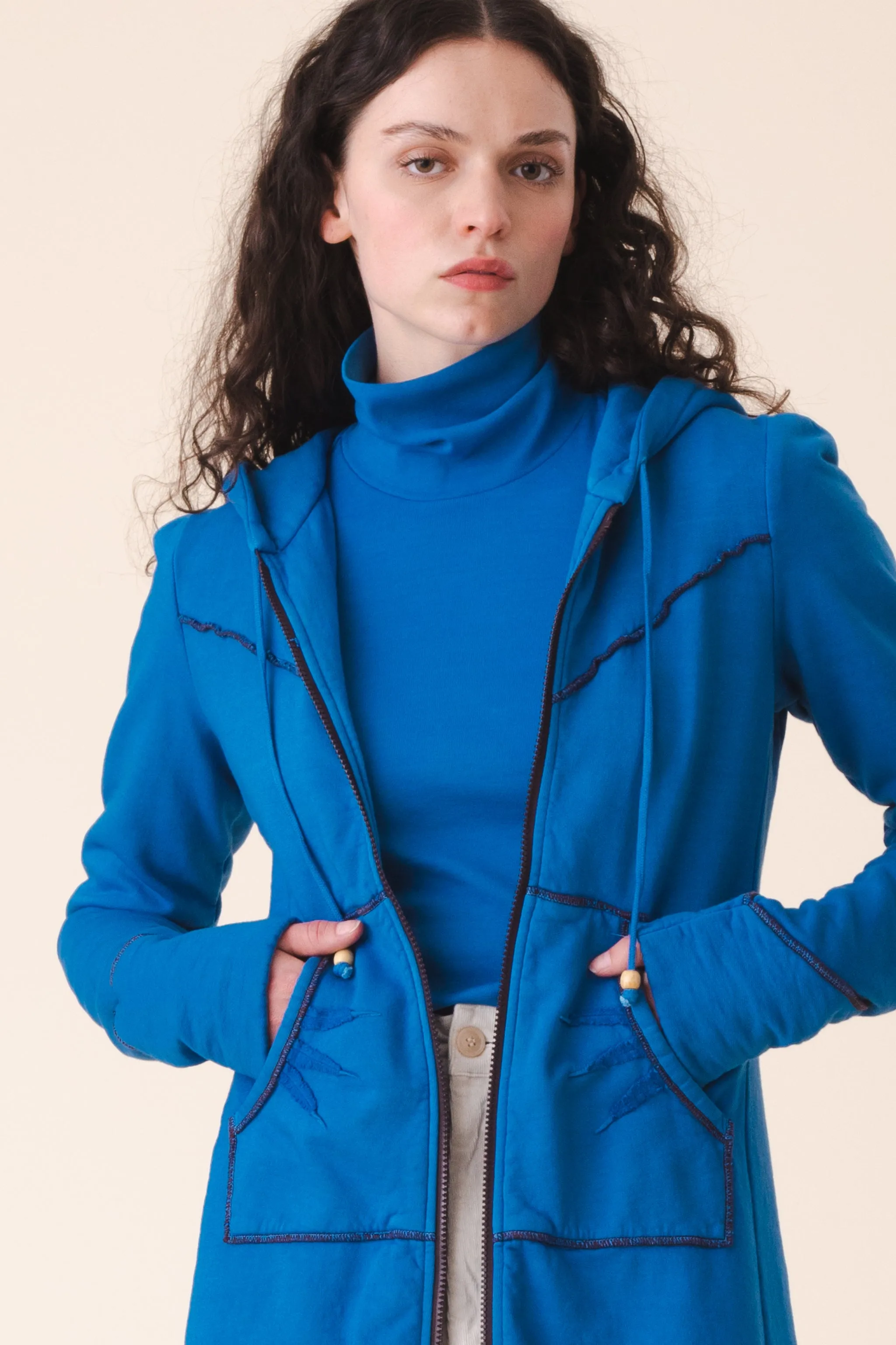 Prairie Hoodie in French Blue