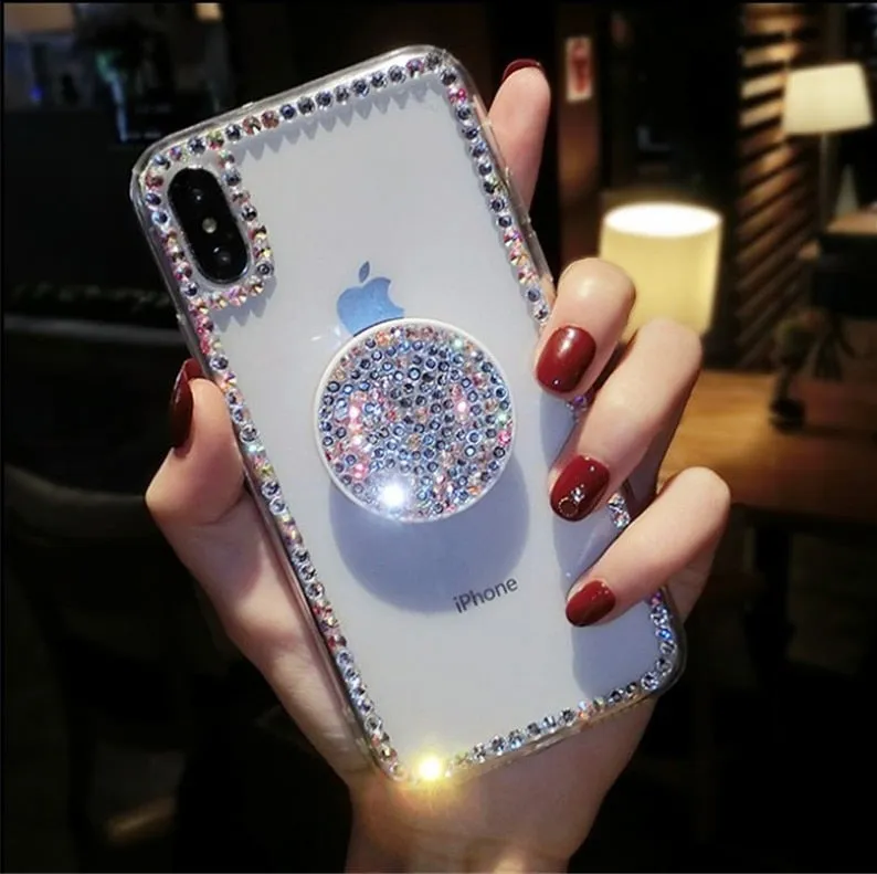 Sparkly Crystal Clear and Soft iphone Case