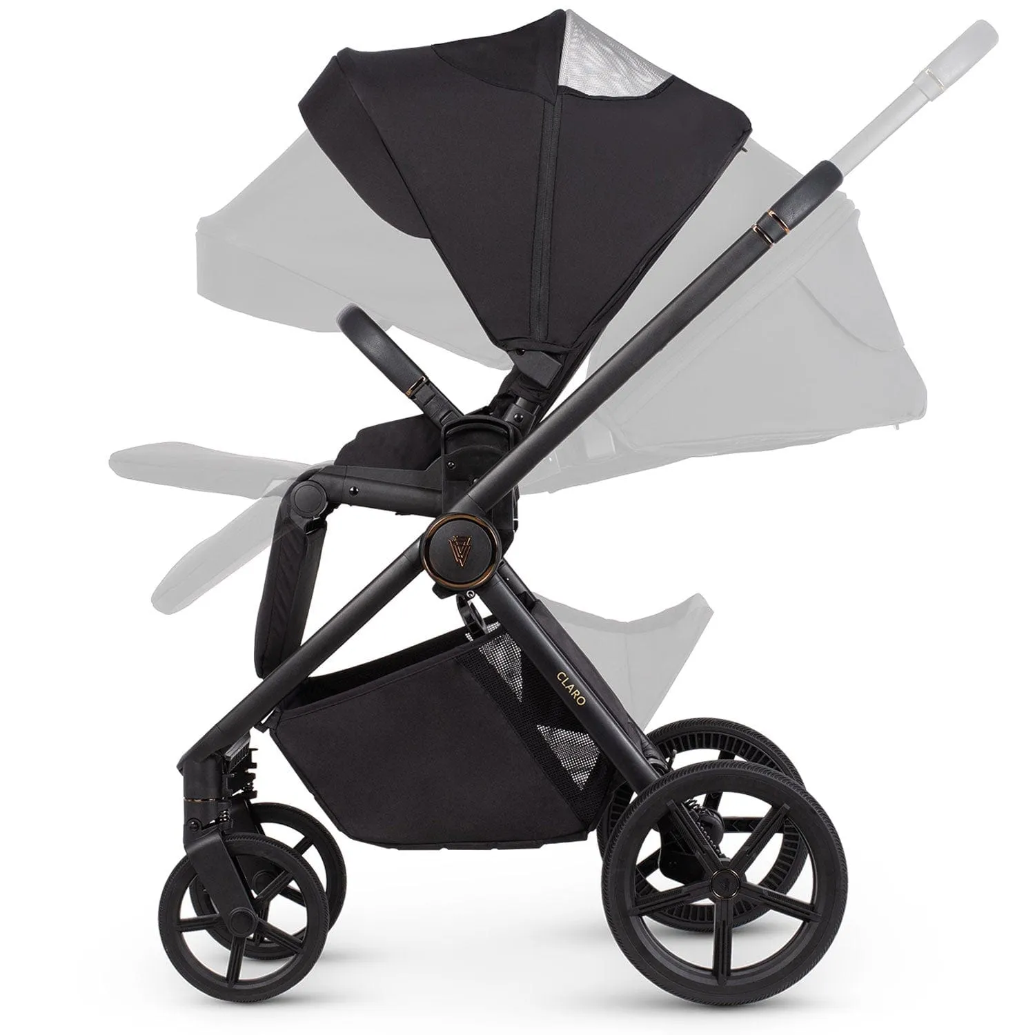 Venicci Claro 2 in 1 Pram - Noir